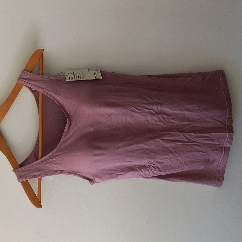 Muji Bra Tank Top Size (M) Pink Mauve Smooth